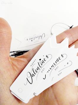 Geschenkanhänger "Happy Valentine's Day"